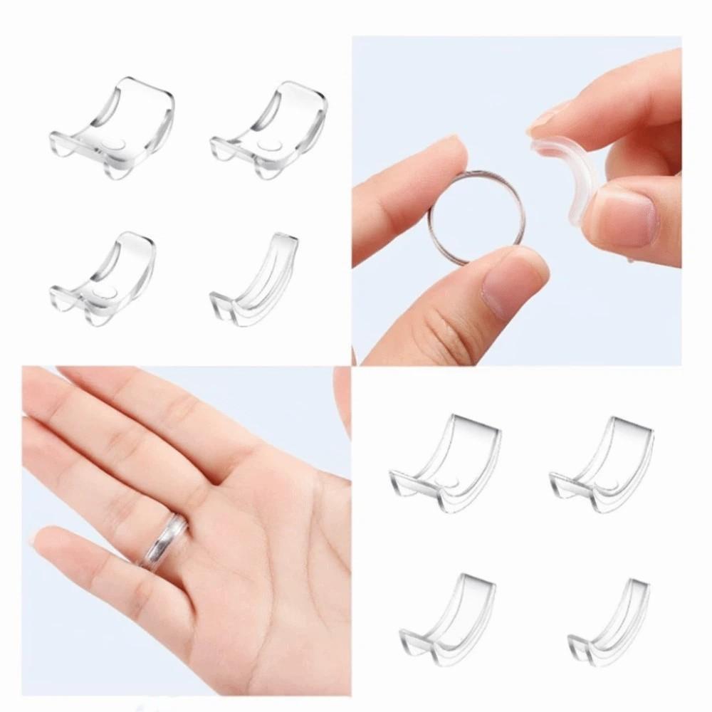 15/26Pcs Silicone Ring Size Adjusters Invisible Design Ring Spacers Women Men