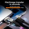 USB 3.2 to Type C Adapter OTG Fast Charging 120W 10GB High Speed Data Audio Transfer For iPhone 17 16 15 PC Tablet Xiaomi Huawei USB C Converter