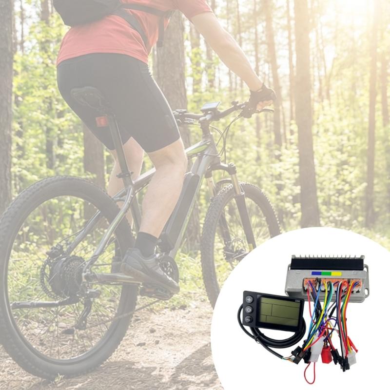Power Controller for 350W to 500W Electric Bikes with S866 Display for Efficient Energy Management