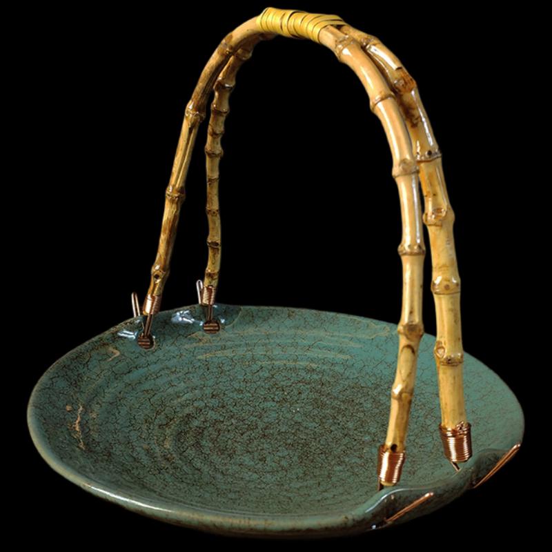 8-inch Green Melamine Serving Tray