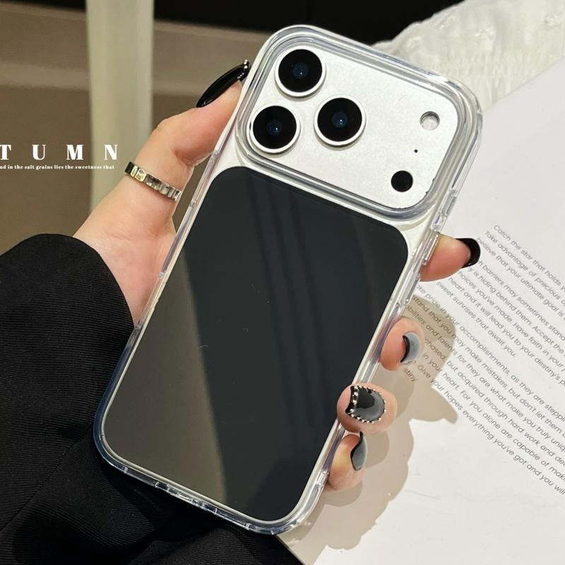 

Luxury Clear Crystal Candy Armor Case for iPhone 17 Air 16 15 Pro Max 17Promax 16Pro Shockproof Premium TPU Acrylic Phone Cover iPhone 15 Pro Max чорний