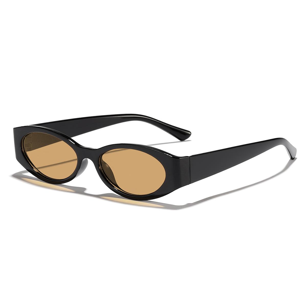 

New ladies Small Frame Oval Sunglasses Trend Designer Vintage Sun Glasses Female Fashion Shades Eyewear UV400 Oculos 1PC