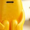 3D Printed Banana Figure, Whimsical Stress Relief Desk Toy, Mini Cute PLA Figurine for Office Humor, Smooth Detail Anti-Worry Gift Decor