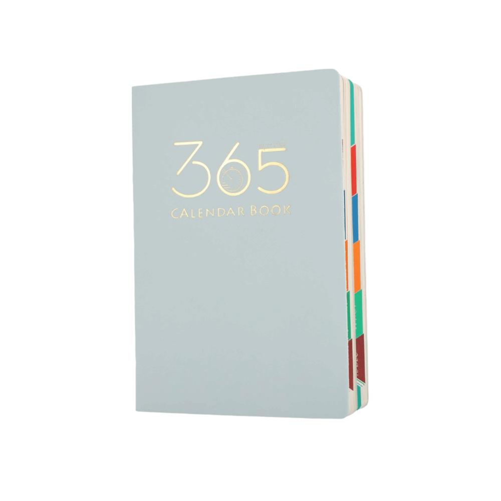 Elastic Bond Daily Journal 320 Sheets Hardcover Notebook Office Supplies Daily Planner  Meeting синий