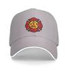 Personalized Fire Rescue Firefighter Baseball Cap for Unisex Women Adjustable Dad Hat Outdoor