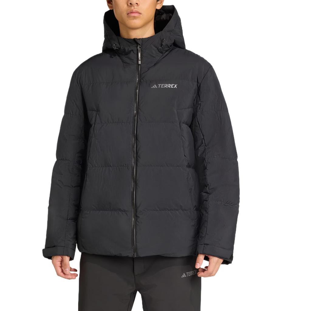 Adidas Terrex Multi Goose Down Jacket Climawarm Windproof Warm Fitting Long Sleeve Down Coat Men Jacket JV8723