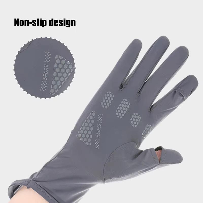 UV Block UPF50+ Sun Protection Driving Gloves Touchscreen Non-Slip for Golf Hiking Travel