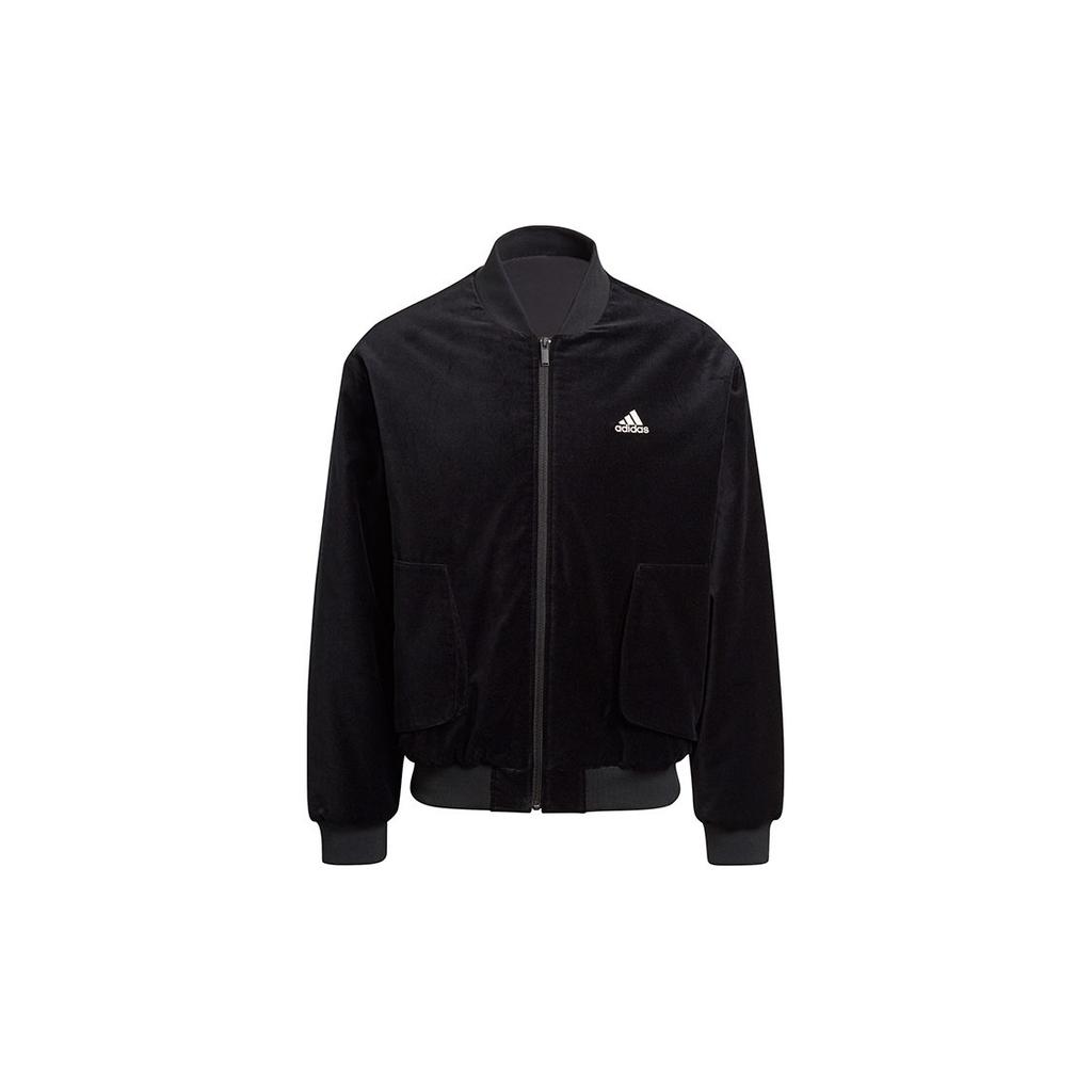 adidas Jackets Men's Black Baseball Collar Moderate Other H25097