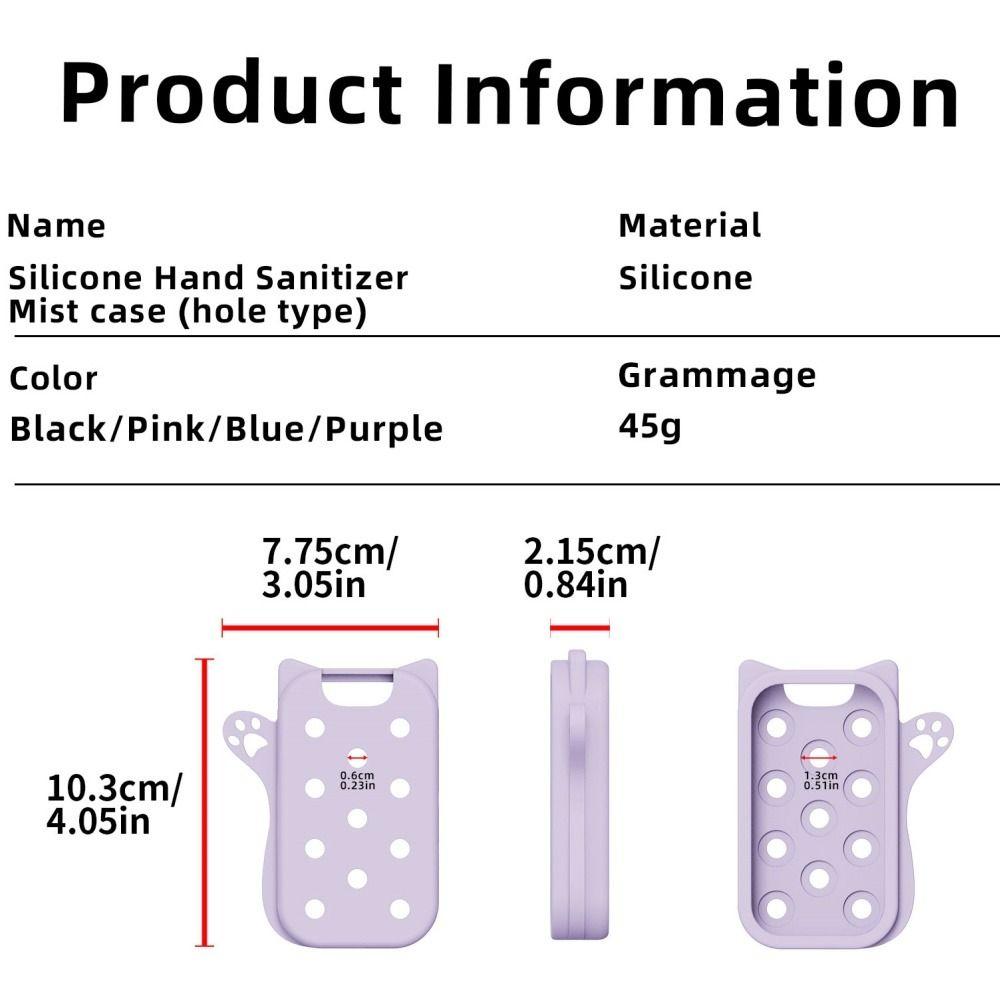 30ml Refillable Spray Bottle Case for For Touchland Hand Sanitizer Hand Sanitizer Accessory