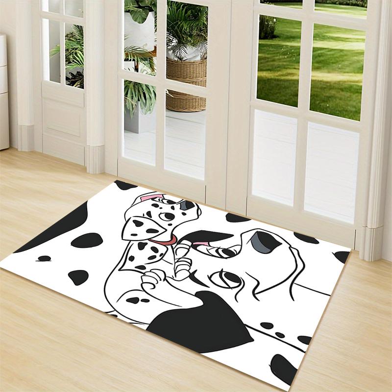 Dalmatian Dogs Art Carpet Rug Soft Washable Anti Slip Home Living Room Sofa Mats Personalized Christmas Rug