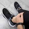 Nuevos Zapatos de Hombre Otoño Tendencia Cómodos Zapatillas de Suela Blanda con Cordones Ligeros Zapatos de Hombre Zapatillas Casuales para Exteriores