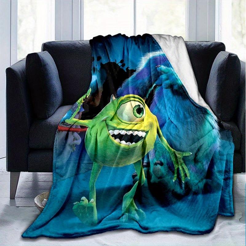 1pc Monsters University Printing Blanket Soft, All Season Throw for Living Room, Bedroom,Personalized Gift with Adorable Cartoon Design