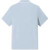 Anta Casual Simple Solid Color Breathable Sports Polo Shirt Men tops Sky-Blue 952527122-1