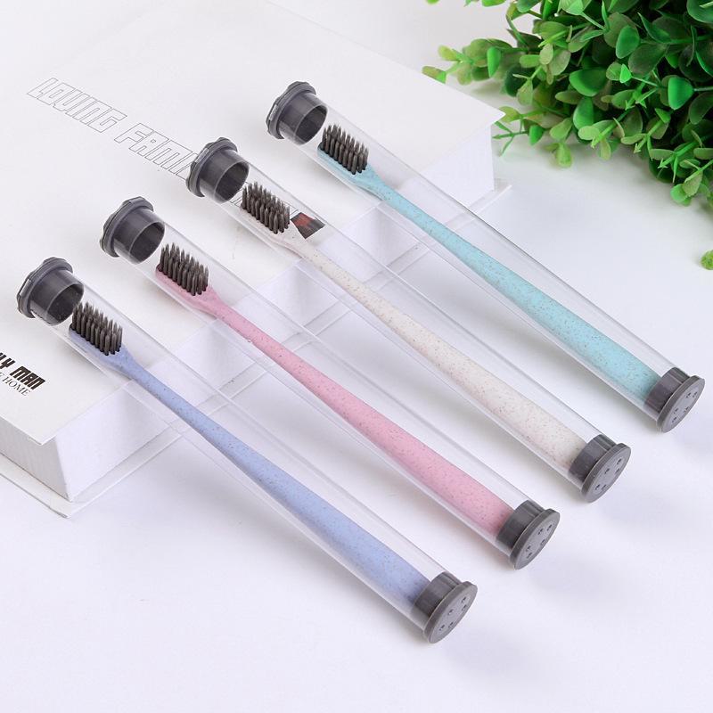 Eco-Friendly Soft Bristle Toothbrush with Customizable Logo