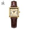 Damen-Uhrenarmband Kleines quadratisches Uhrwerk Vintage Nische High-End-Gefühl Uhr Damen-Uhr Student Wasserdichte Uhr