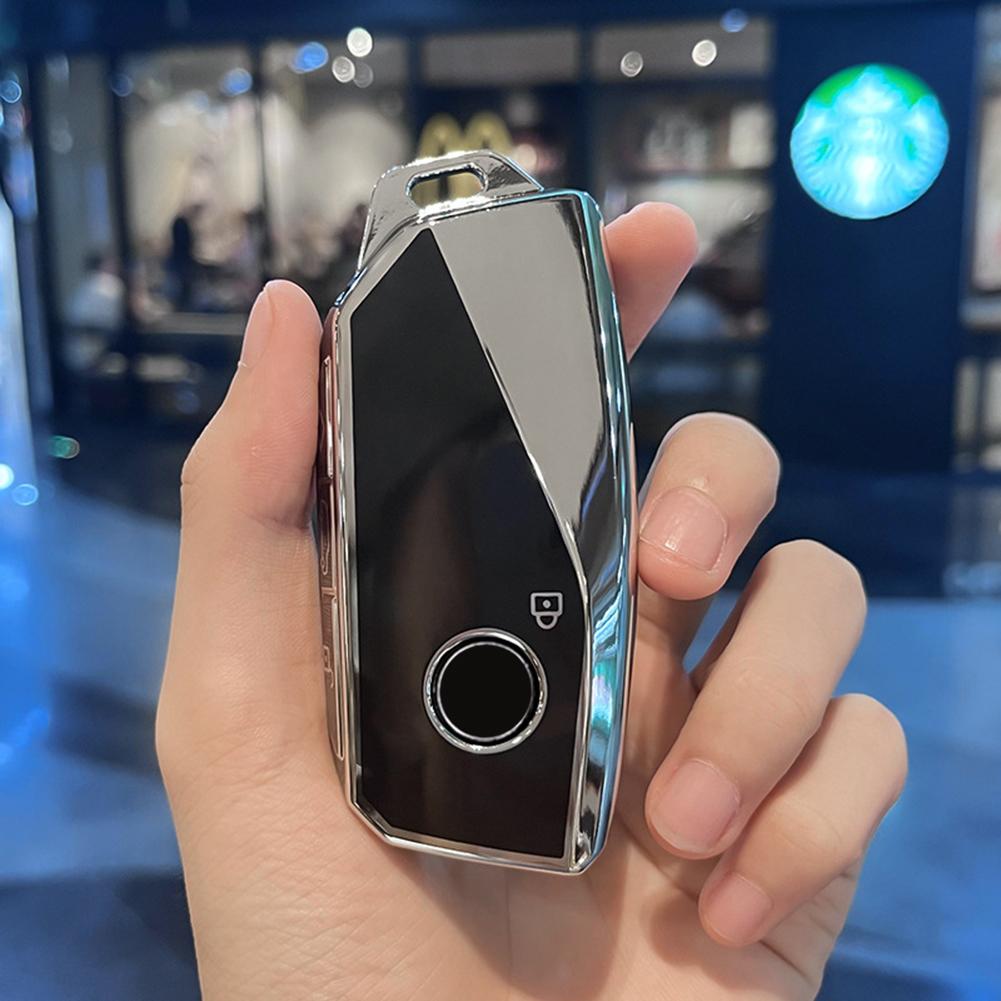 

Для G07 LCI IX I20 X1 чехол для ключа вождения отличная производительность брелока устойчивый к царапинам стильное мастерство чёрный