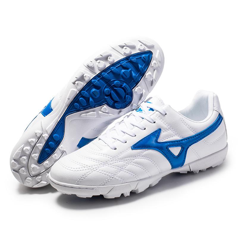 New Low-top Football Shoes with Broken Nails, Youth and Youth Training Shoes, Boys and Girls, Leather Feet, Children's Football Shoes