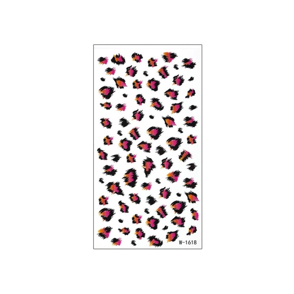 10 ks Dočasných tetování na jedno použití Falešné nálepky na body art Cool tetovací nálepky s leopardím vzorem Cosplay