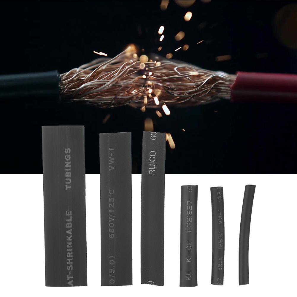127pcs Heat Shrink Tubing Wrap Cable Sleeve Shrinkable Tube