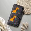 Cute Dinosaur Pattern Long Wallet Ladies PU Leather Multi-card Slot Coin Purse Fashion Portable Clutch Wallet for Women