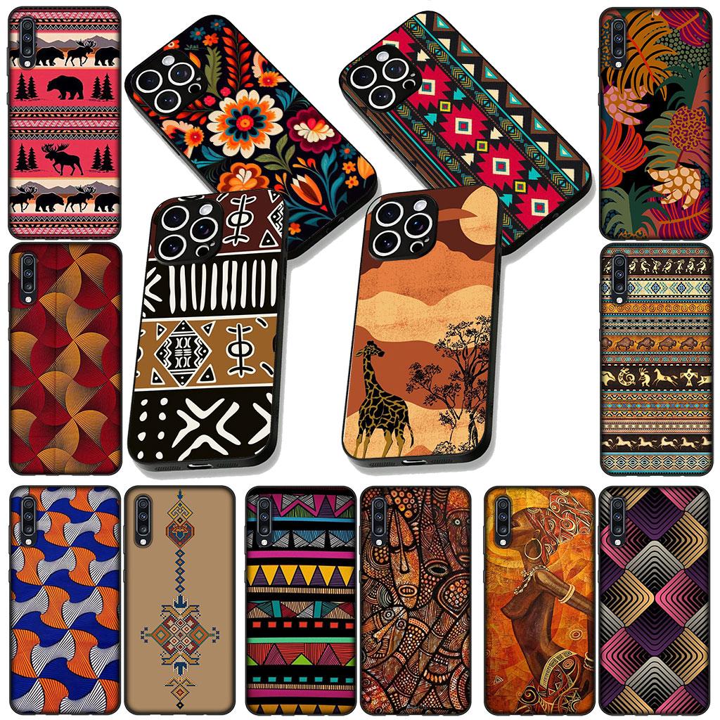 African Wax Print Design Casing Phone Cover for Xiaomi Redmi 15 9A 9C NFC 7A 9T Note 9 8 7 8T 15c A5 Soft Case