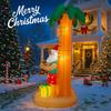 7.87FT Christmas Inflatable Toys LED Santa Tropical Beach Palm Tree Supplies Home Ornaments Holiday Gift Xmas Yard Decorations