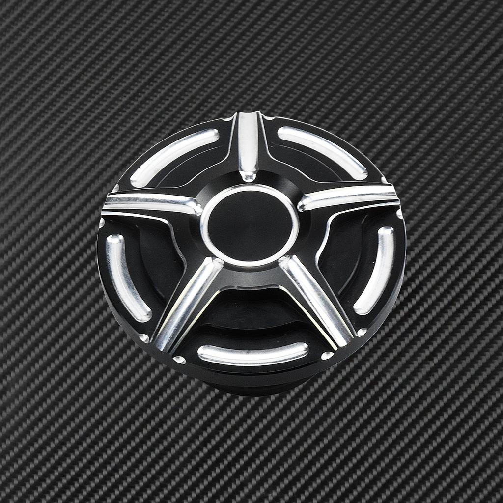 Motorcycle Crown Style Vented Fuel Tank Cap CNC Oil Cap Fuel Gas Tank Cover For Harley Sportster Dyna Softail Touring Road King