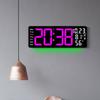 17.3Inch LED Digital Clock with Auto Brightness Adjustment and Time Management Alarm Temperature Date Week Display