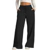 Damen High Waist Weite Hosen Lockerer Schnitt Lässige Hosen für und Tägliche Kleidung