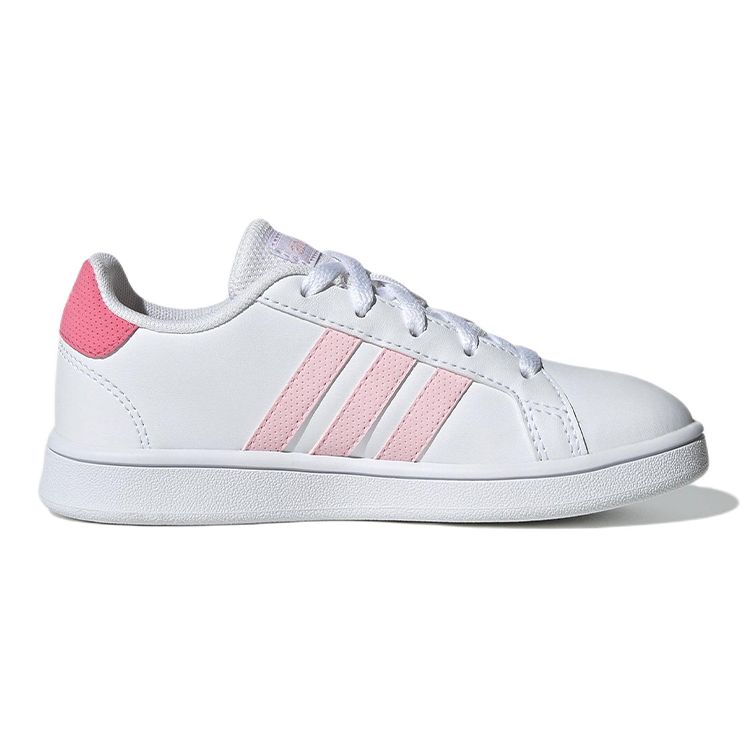 Adidas Neo Grand Court Low Tennis Shoes Kids Sneakers White GX5744