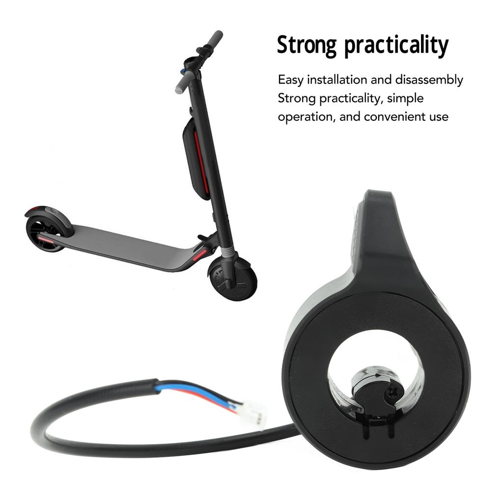 Electric Scooter Speed Control Thumb Throttle Finger Throttle Sensitive Thumb Throttle Accelerator for Ninebot 9 G30D MAX Electric Scooter
