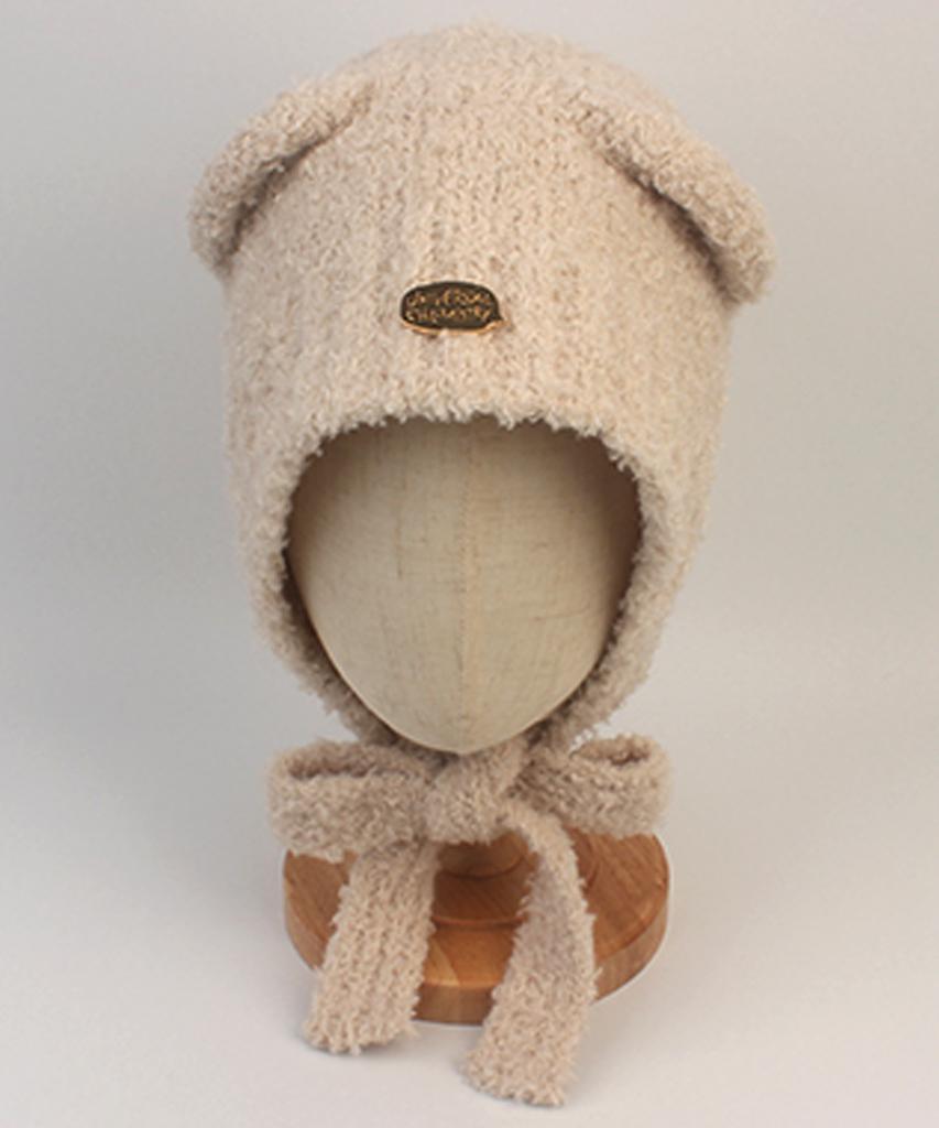 Yunibeosyeolkemiseuteuli Bear Ear Fleece Beige Balaclava