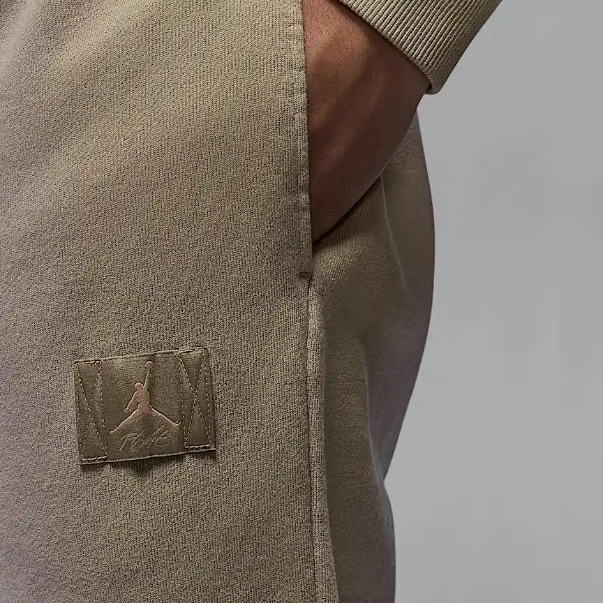 Jordan Flight Fleece Pohodlné Bavlněné Módní Všestranné Pletené Sportovní Kalhoty Pánské Spodky Pouštní Kamufláž FV7254-257