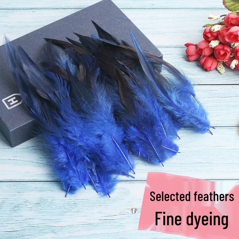 Yellow Chicken Feather for DIY Crafts, Jewelry & Pet Supplies