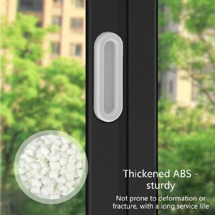 Window Pull Handle For Glass Door Cabinets Heavy Type Adhesive Mount Comfortable Ergonomic Shape Safe Rounded Edges