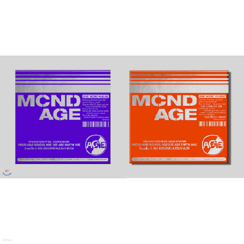 

MCND - 2nd Mini Album: MCND AGE [Random Delivery Among GET/HIT Ver.]