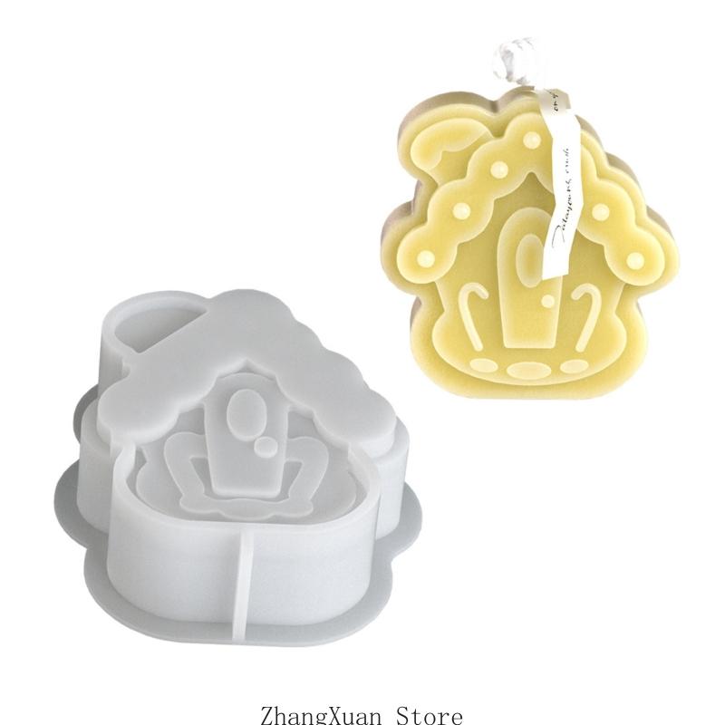 House Silicone Molds Silicone Soap Molds for Epoxy Resin Project Fondant Chocolate Molds Cake Molds Baking Tool