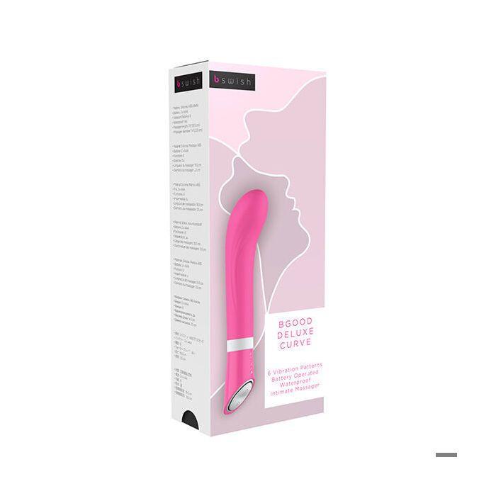 Vibromasseur - Bgood - Deluxe Curve - Silicone doux - Design ergonomique - Point G