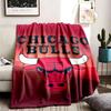 Chicago Bulls Thema Personalisierte Outdoor Flanelldecken Weich Und Geeignet Für Alle Jahreszeiten Perfekt Für Sofas Betten Und Camping