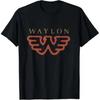 Cotton Golf Gift Tshirt For Unisex And Unisex Waylon Jennings Exclusive Flying W Logo Tshirt Official Merchandise Collection