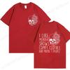 Summer Fashion Clothing I Like Murder Shows Comfy Clothes and Maybe 3 People Mom Gifts Fashion Unisex Tee Tshirts Graphic Shirts