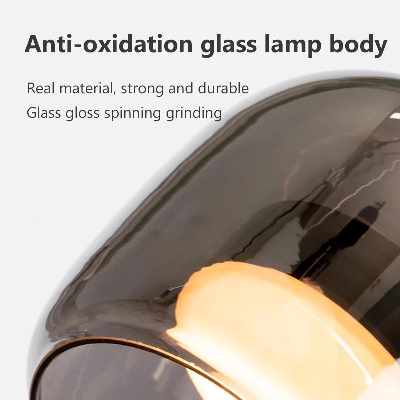 Nordic Glas LED Kronleuchter Luxus Pendelleuchte Moderne minimalistische Hängeleuchte dekorative Innenbeleuchtung