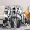 1PC Ronaldo Print Flannel Blanket, High Quality All Seasons, Home Decor, Warmth and Comfort, Perfect for Christmas Gifts