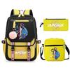 Animation Cartoon Printing High-Value Student School Bag Children'S Shoulder Backpack Pencil Bag Three-Piece Set