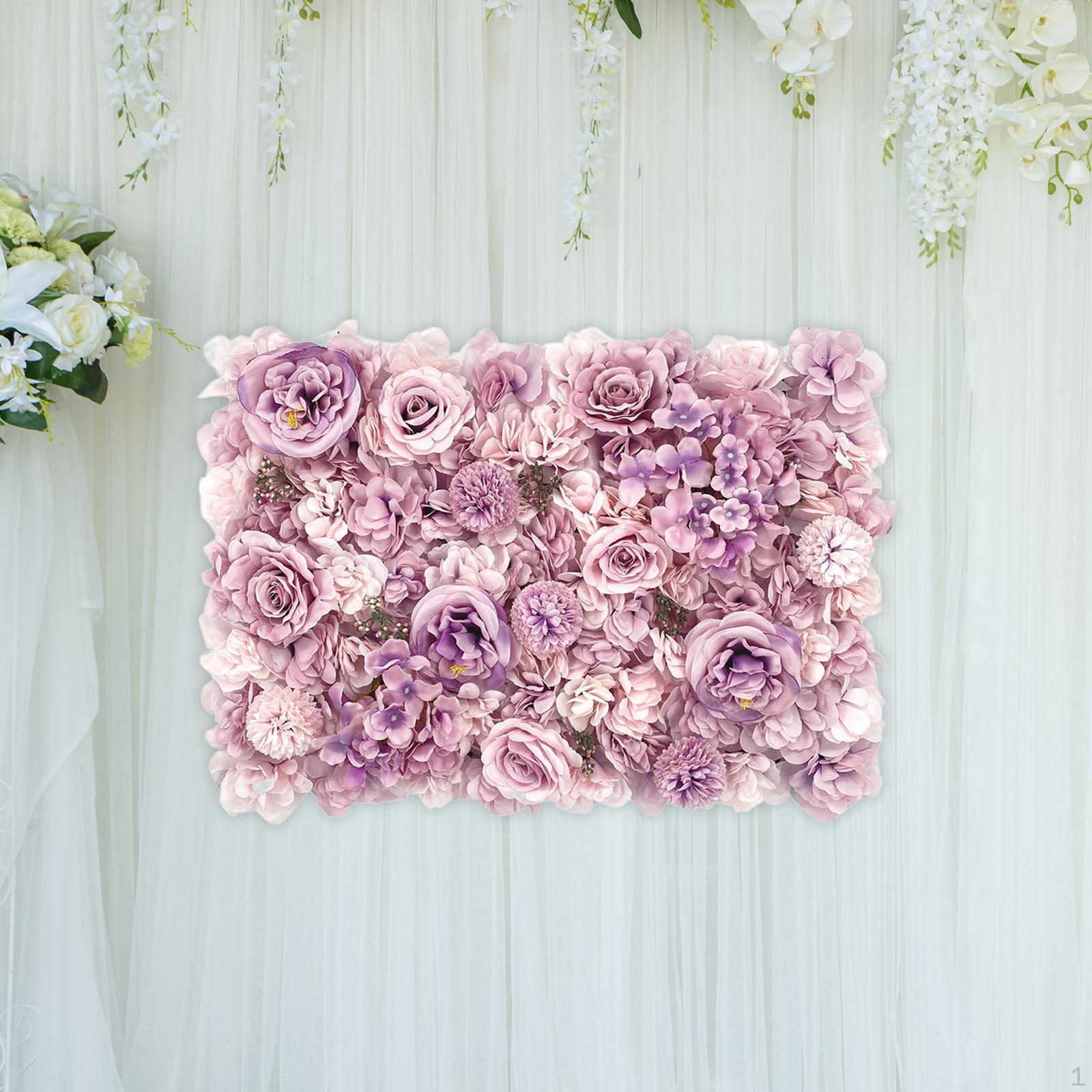 

Панно из искусственных цветов, фотофон, украшение ко Дню Святого Валентина для домашней свадьбы Style D