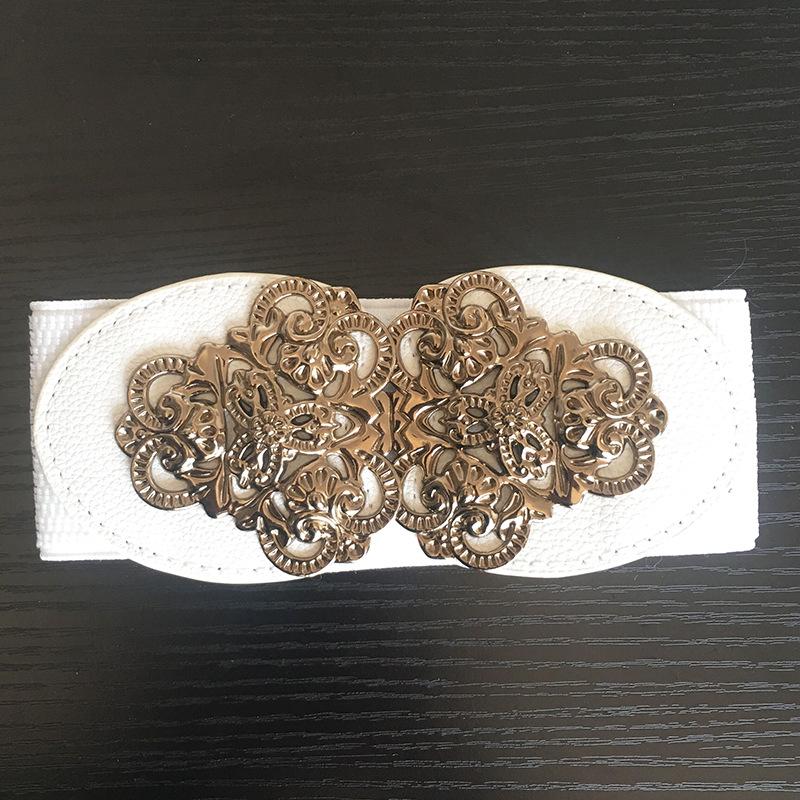 Belt Bohemian Style Waist Seal Elastic Band Strong Elastic Women Wide Women