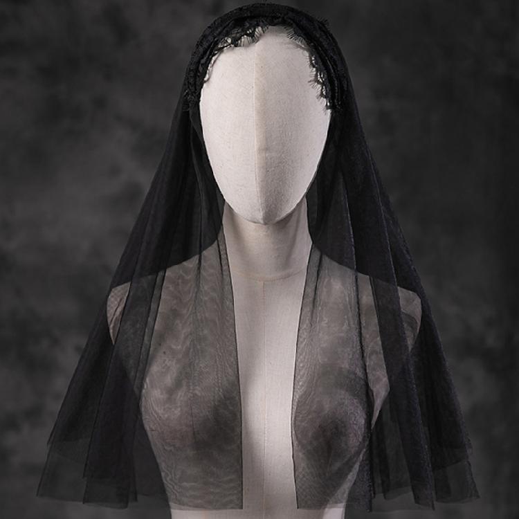 Lace Veil Spanish Head Covering for Catholic Chapel Bridal Wedding Party Veil