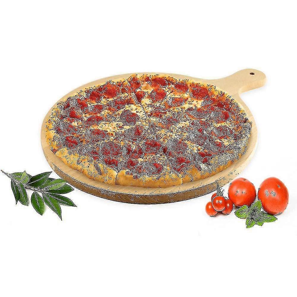 Pizza Board 8" Diameter Wood Color - RiRi