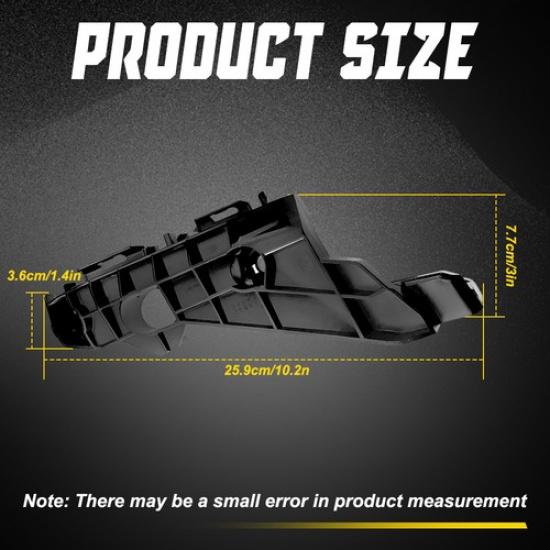 Front Bumper LH RH Cover Retainer Support Bracket Set for 2014 2015 Lexus IS250