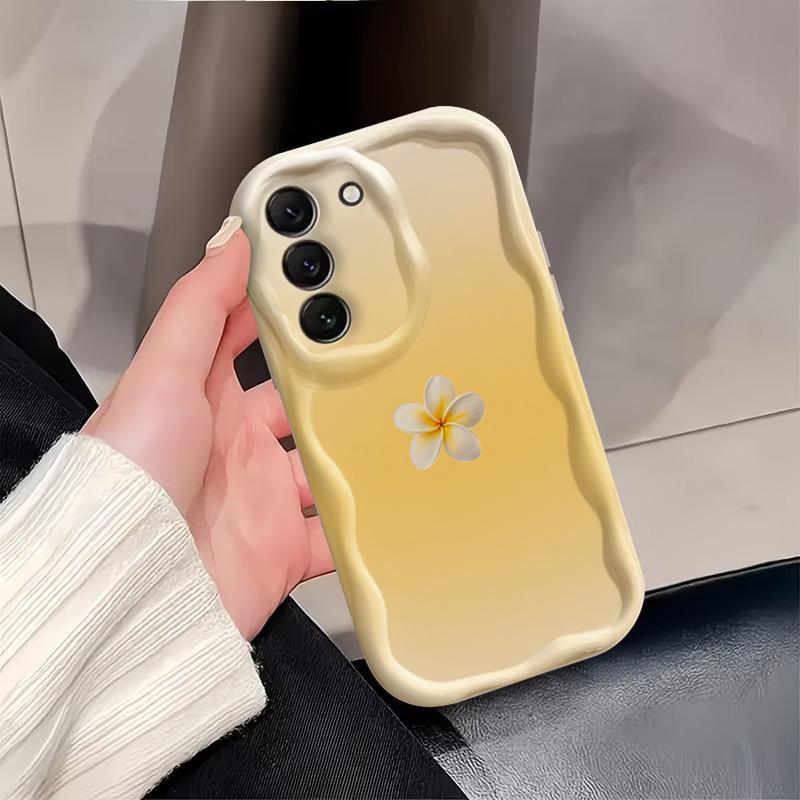 Gradient Chrysanthemum Petal Pattern Case for Samsung Galaxy S26 S25 Ultra S24 FE S23 Plus S22 A56 A36 A16 A17 A37 A57 A55 Cover